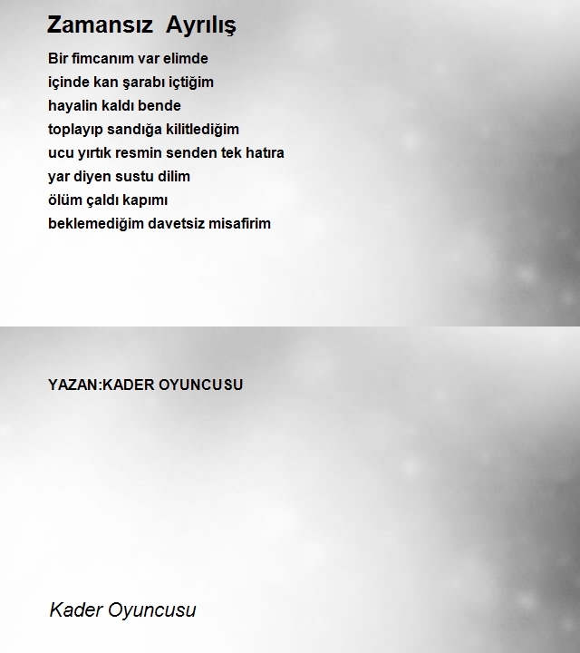 Kader Oyuncusu