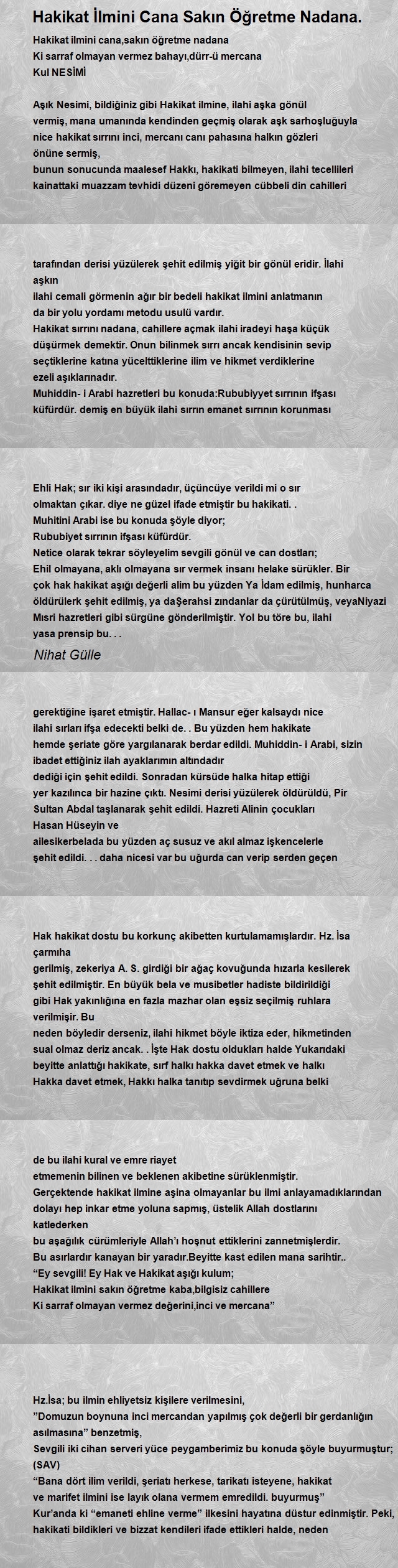 Nihat Gülle