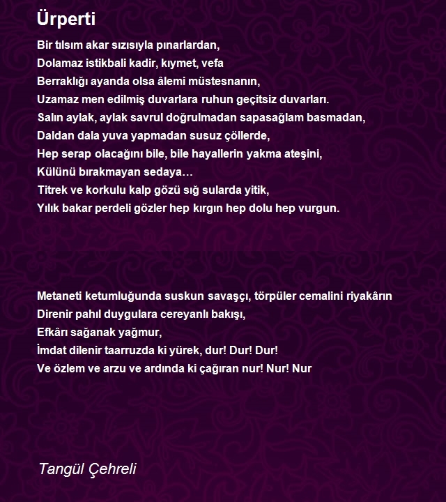 Tangül Çehreli