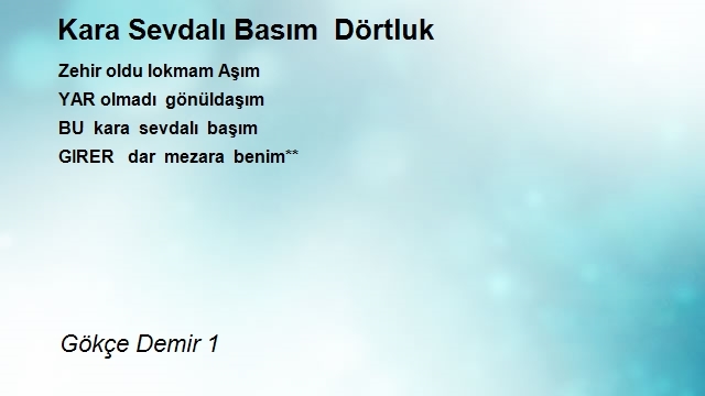 Gökçe Demir 1