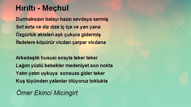 Ömer Ekinci Micingirt