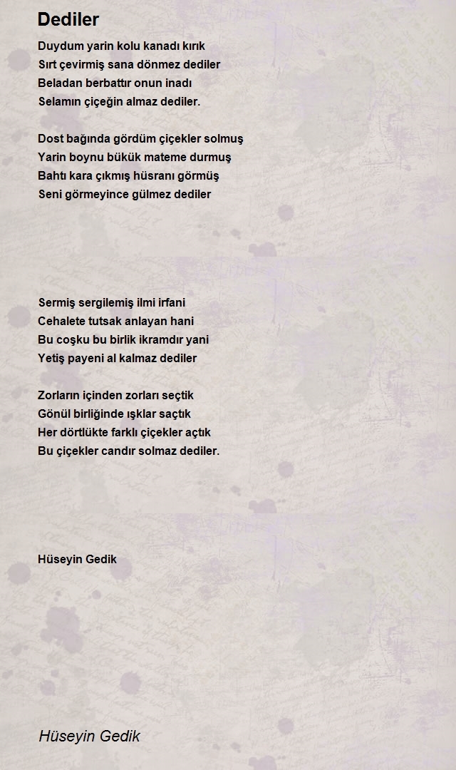 Hüseyin Gedik