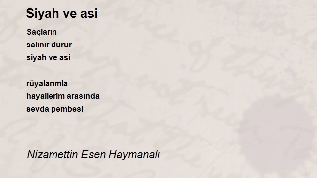 Nizamettin Esen Haymanalı