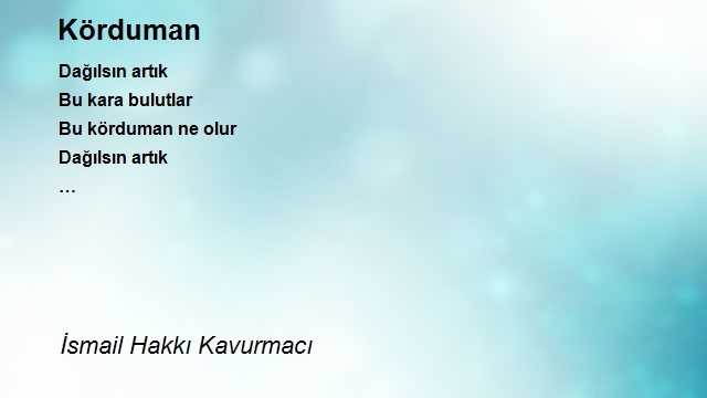 İsmail Hakkı Kavurmacı