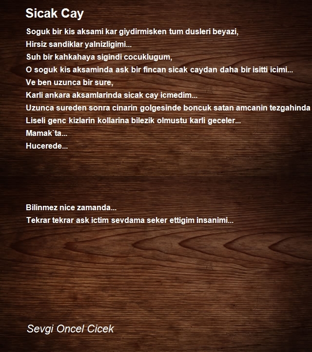 Sevgi Oncel Cicek