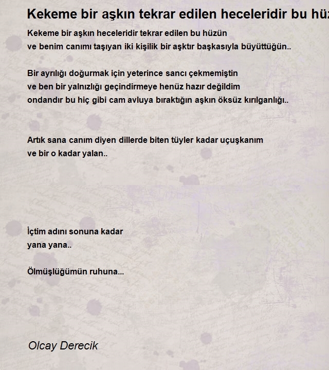 Olcay Derecik