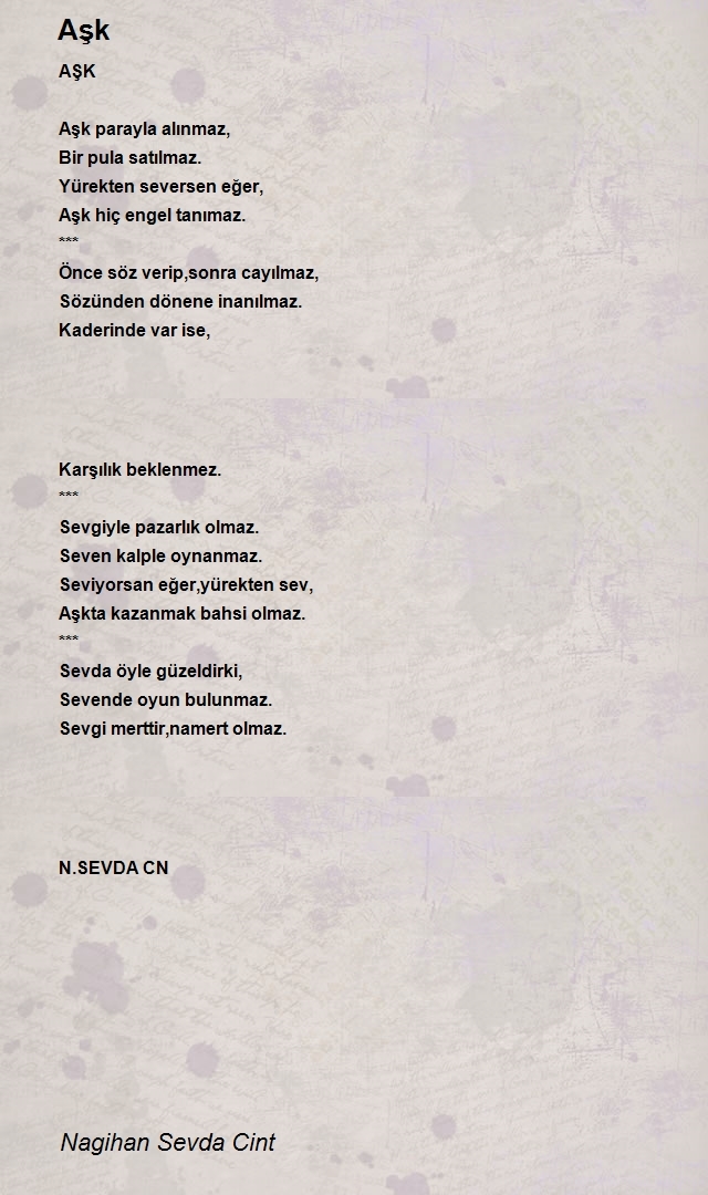 Nagihan Sevda Cint