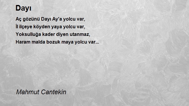 Mahmut Cantekin