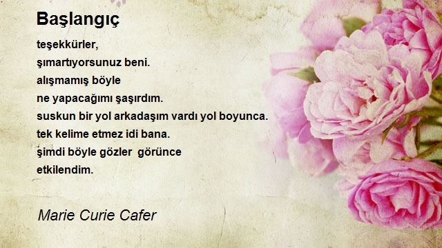 Marie Curie Cafer