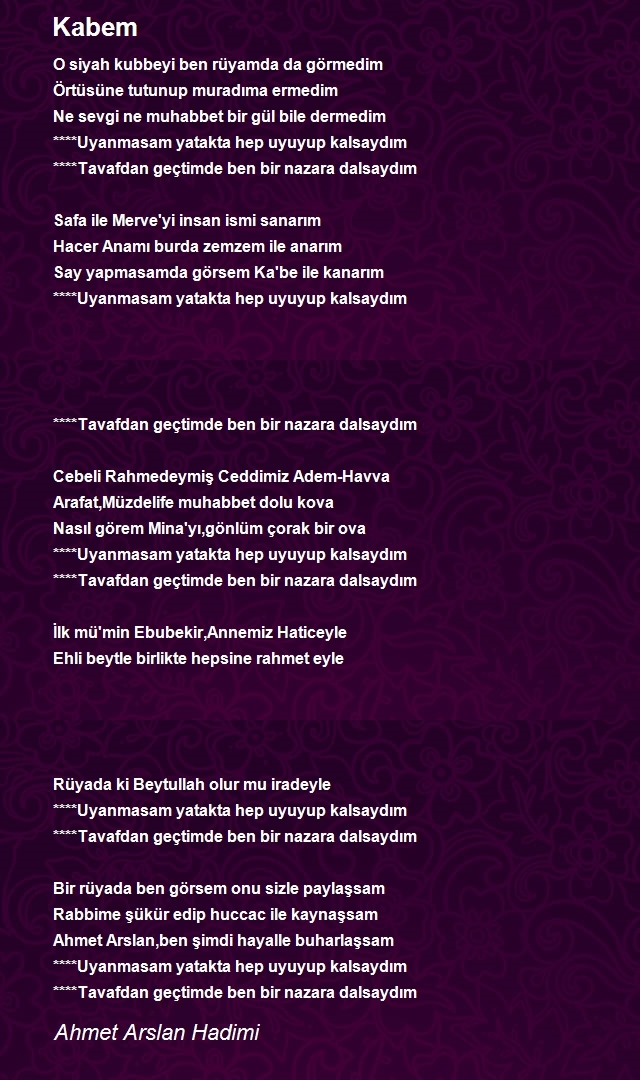 Ahmet Arslan Hadimi