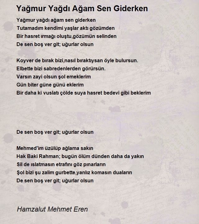 Hamzalut Mehmet Eren