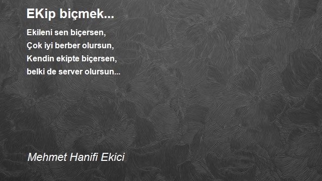 Mehmet Hanifi Ekici