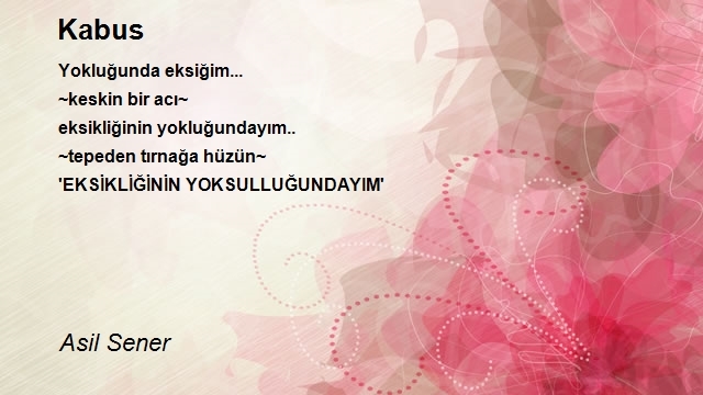 Asil Sener