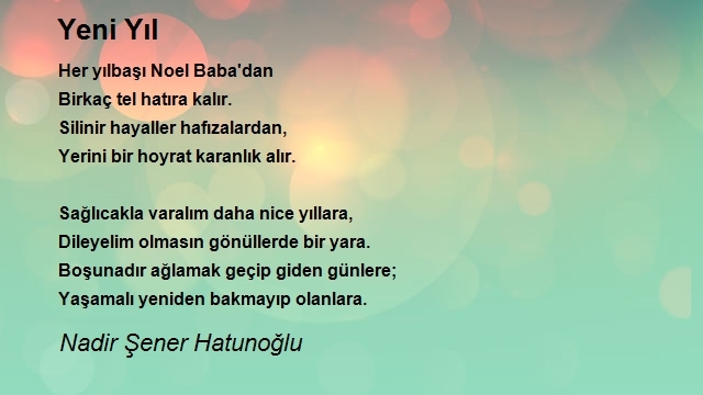 Nadir Şener Hatunoğlu