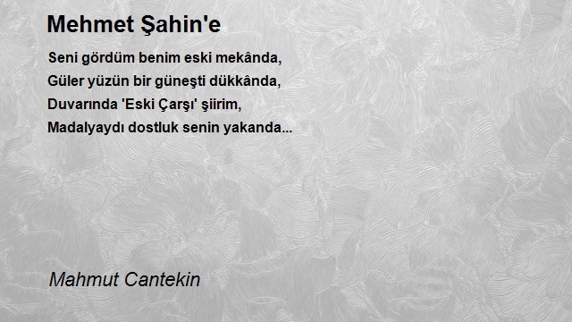 Mahmut Cantekin