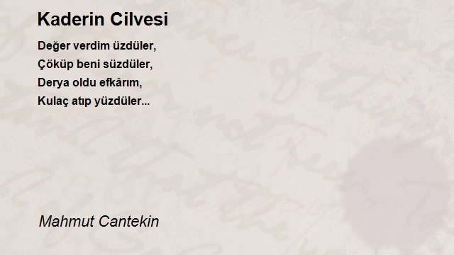 Mahmut Cantekin