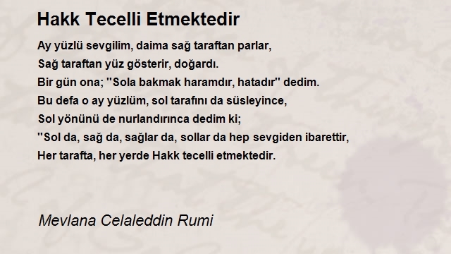 Mevlana Celaleddin Rumi