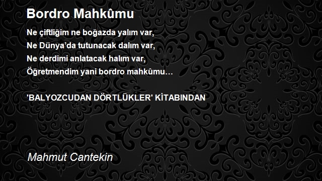 Mahmut Cantekin