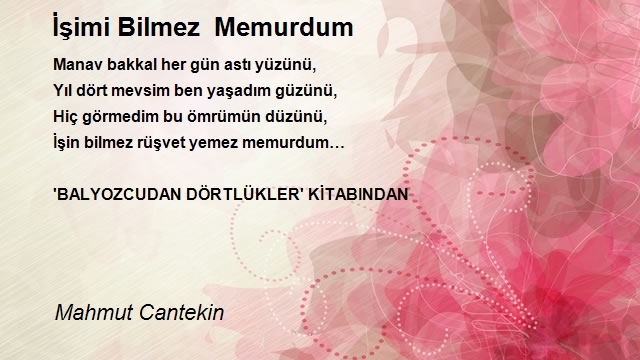 Mahmut Cantekin