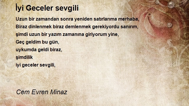 Cem Evren Minaz