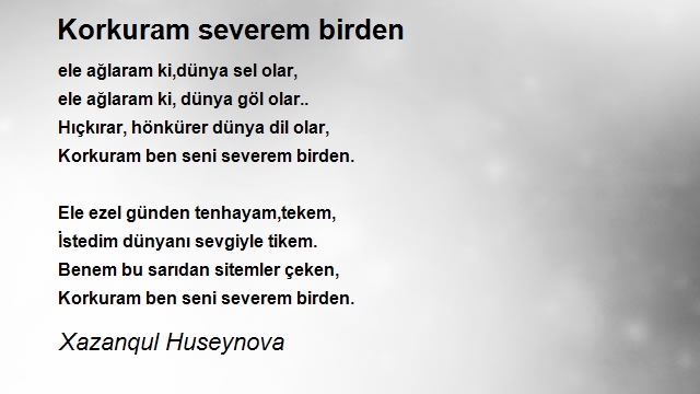 X&#601zangül Hüseynova