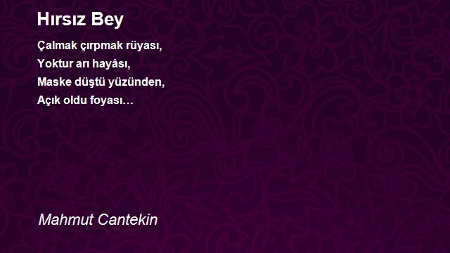 Mahmut Cantekin