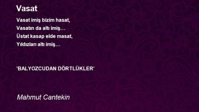 Mahmut Cantekin