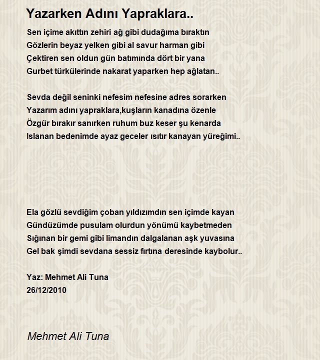 Mehmet Ali Tuna