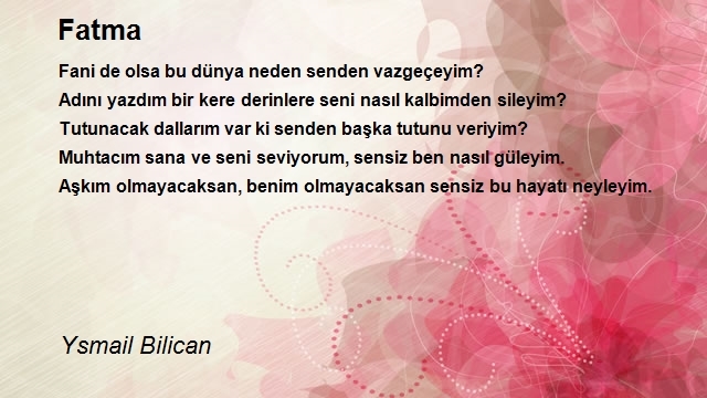 Ysmail Bilican