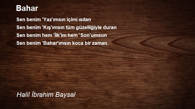 Halil İbrahim Baysal