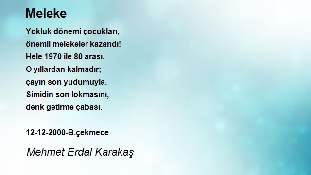 Mehmet Erdal Karakaş