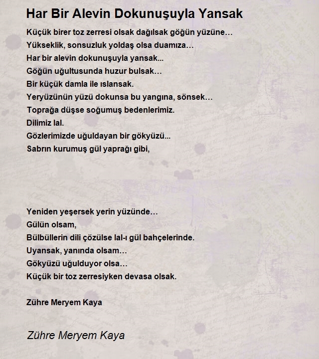 Zühre Meryem Kaya