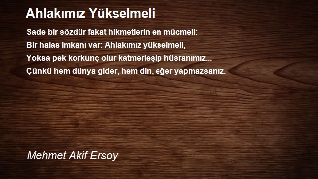 Mehmet Akif Ersoy