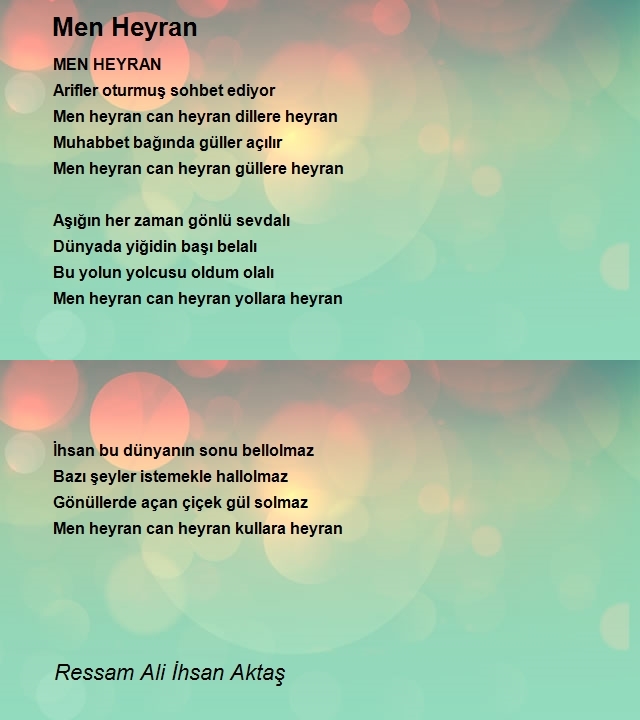 Ressam Ali İhsan Aktaş