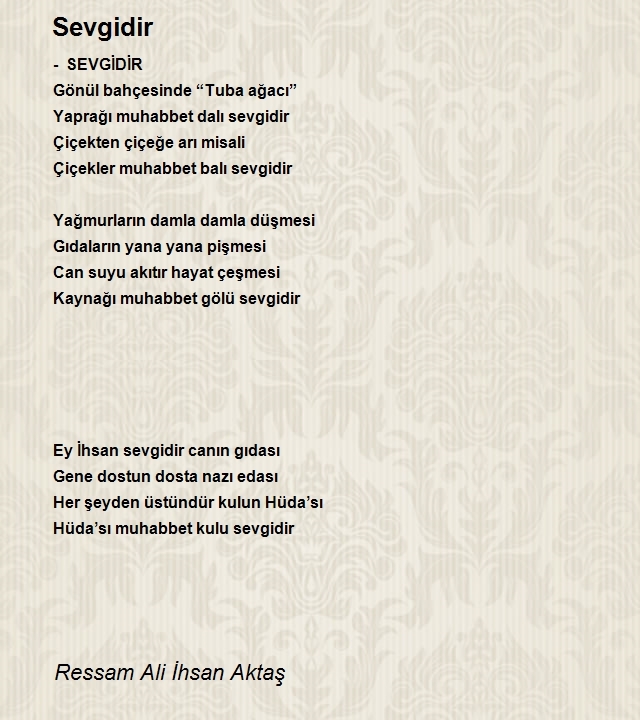 Ressam Ali İhsan Aktaş