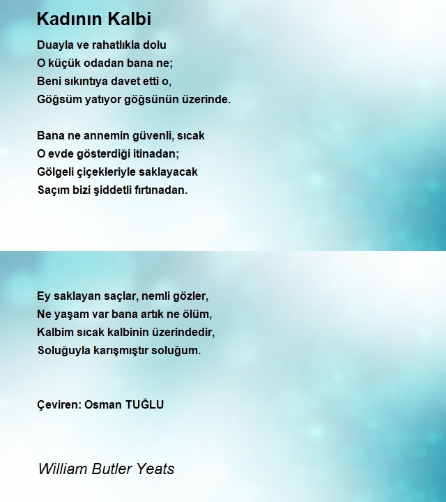 William Butler Yeats