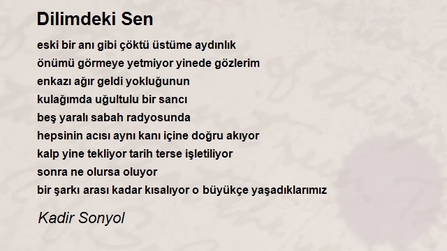 Kadir Sonyol