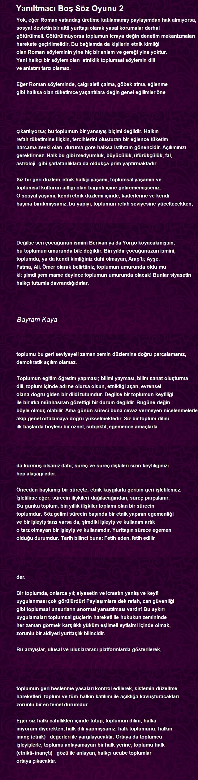 Bayram Kaya