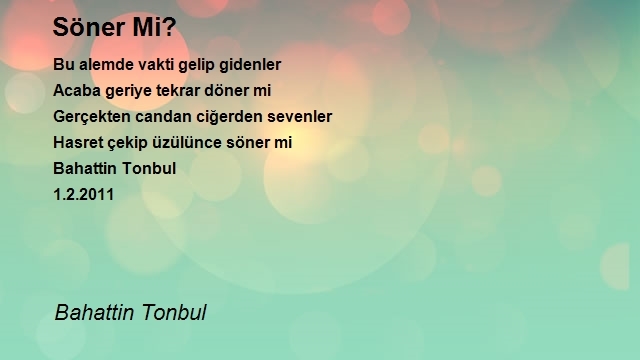 Bahattin Tonbul