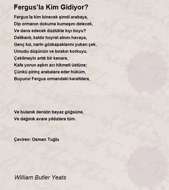 William Butler Yeats