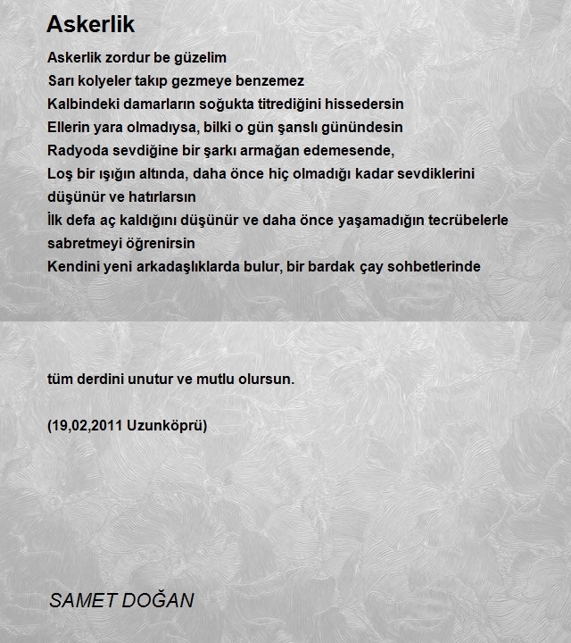 SAMET DOĞAN 