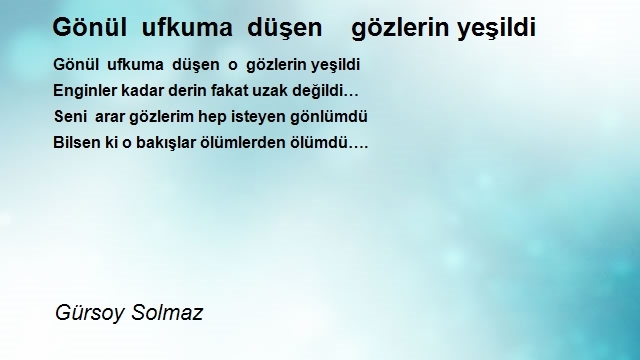 Gürsoy Solmaz