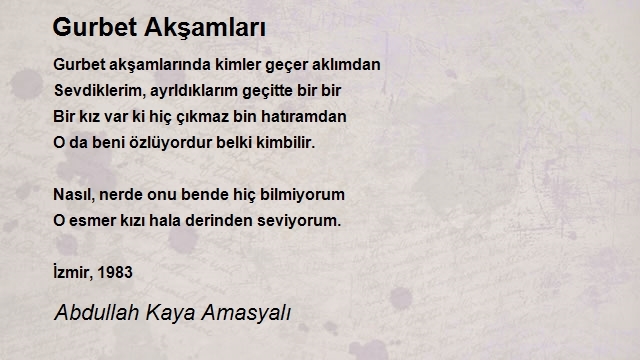 Abdullah Kaya Amasyalı