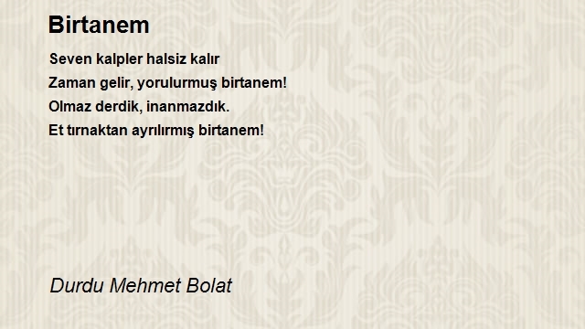 Durdu Mehmet Bolat