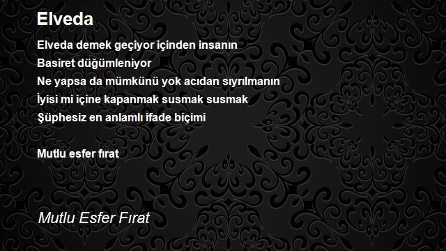 Mutlu Esfer Fırat