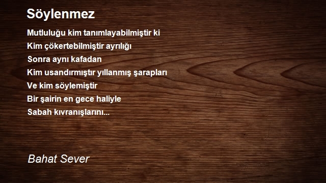 Bahat Sever