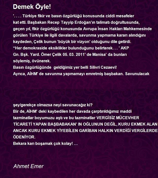 Ahmet Emer