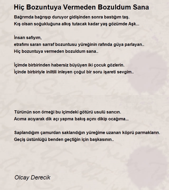 Olcay Derecik