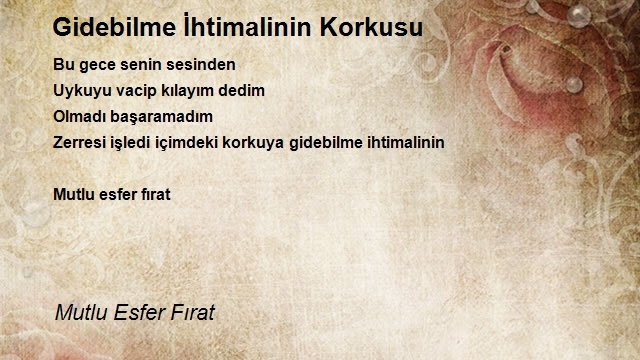 Mutlu Esfer Fırat