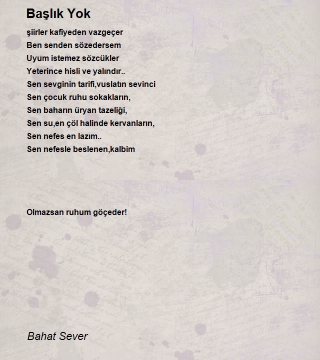 Bahat Sever